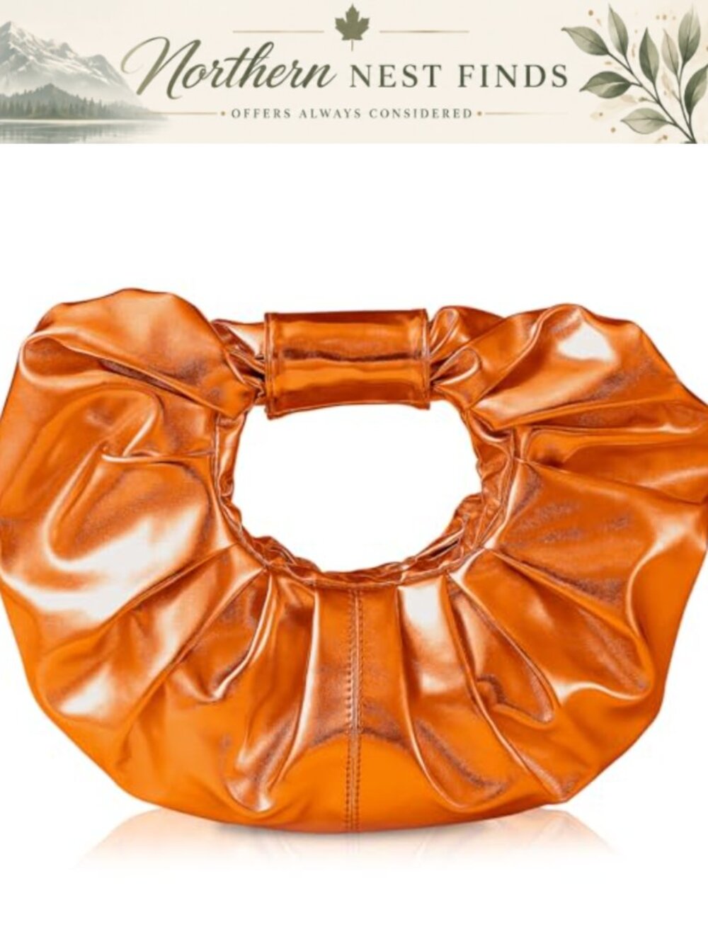 Women's PU Leather Pleated Evening Clutch Crossbody Chain Handbag Party Purse